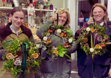 Secure Your Wreath Class Place with Booker Flowers and Gifts Liverpool.